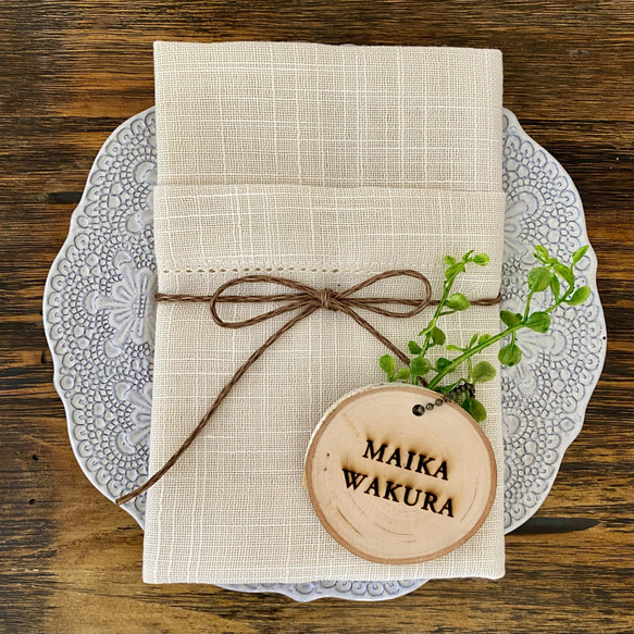 【オーダー制作】信州の樹を使った『白樺席札』ギフト 人気・おすすめ｜使いやすい・旅行におすすめ 品質保証 全国発送 日本国内発送・最短翌日お届け