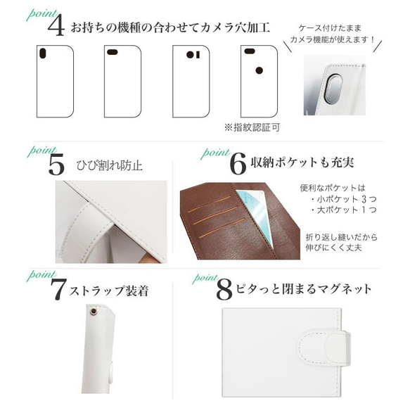 ウィリアムモリス 手帳型 スマホケース カバー iPhone15 14 13 pro SE ほぼ全機種対応 花 送料無料 19枚目の画像