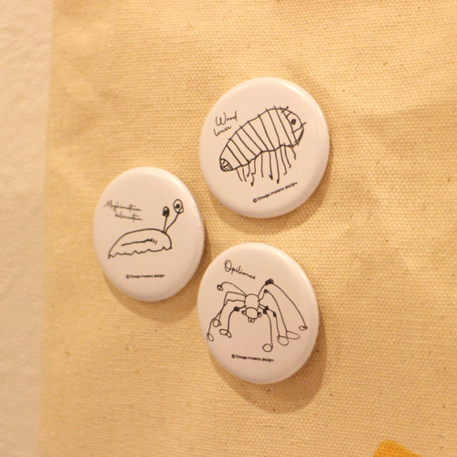 4個セット】6歳昆虫キッズ デザイン缶バッジ｜ニジイロクワガタ