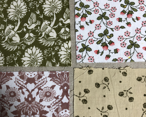 ◇◇ ローラアシュレイ 生地 カットクロス ◇◇ ダメージあり）ローラアシュレイビンテージカットクロスはぎれ4