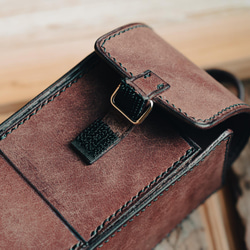 snow peak（スノーピーク） ノクターン レザーケースVIVDO チョコレート 8枚目の画像