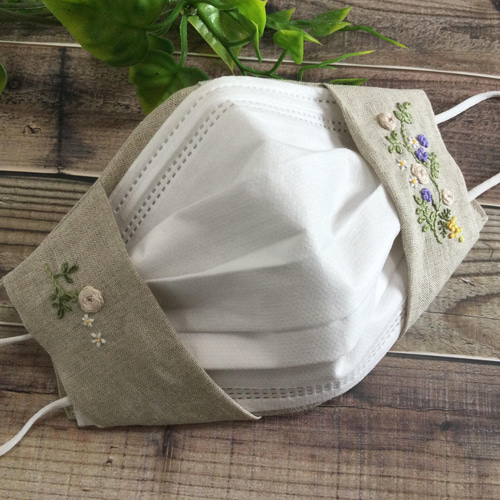 マスク手刺繍 ついに完成‼】マスクに刺繍しよう！＃3(大きいお花編) - YouTube