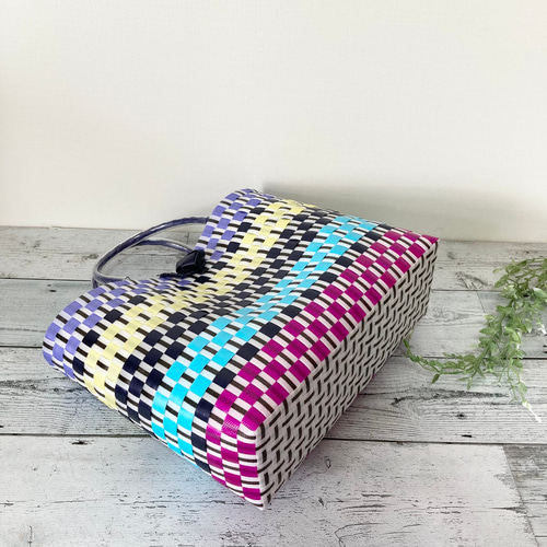 上質　プラかごバッグ　色見本 上質プラかごバッグ色見本