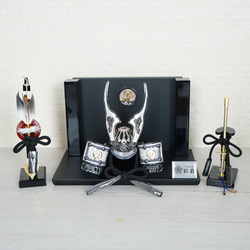 弓太刀（6号）付 甲冑職人が作る五月人形　３号サイズ　コンパクトでスタイリッシュ　簡単収納 [Hajime - 肇 -] 2枚目の画像