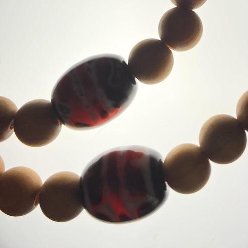 開光☆四線虎牙天珠2連ブレス ブレスレット dzi ＊ ΚΑйON ＊ 通販