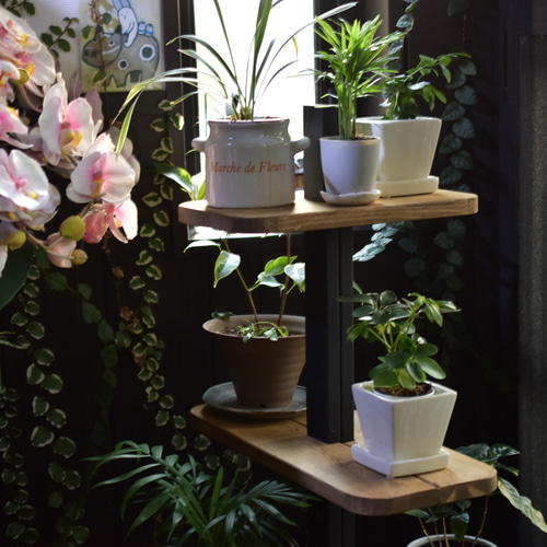 立体的に演出！ タワー型フラワースタンド【組立式】 一輪挿し・花瓶