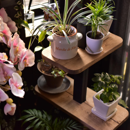 立体的に演出！ タワー型フラワースタンド【組立式】 一輪挿し・花瓶