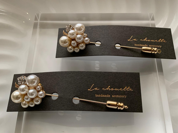 pearl pearl broach pin（ピンブローチ） 5枚目の画像