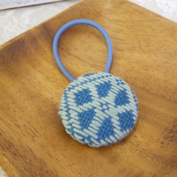 No,984【送料無料】こぎん刺し・ヘアゴム⑦ ヘアゴム エフリング弘前