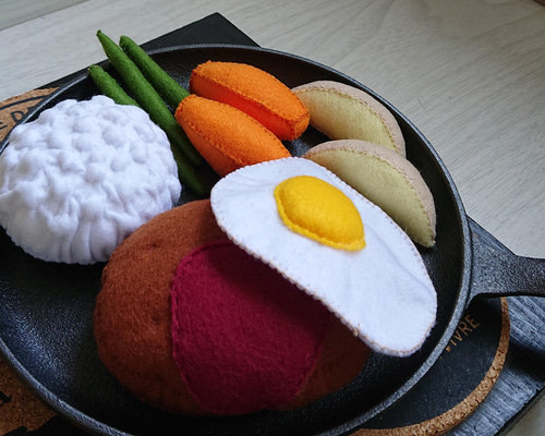 ②フェルトままごと　レストラン　オーダーページ 87e01430e0371c7be25f5e7dca1677