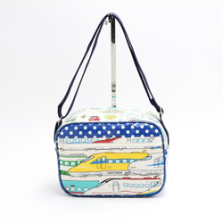 受注製作 通園ショルダーバッグ 防水・撥水ラミネート素材の通園バッグ