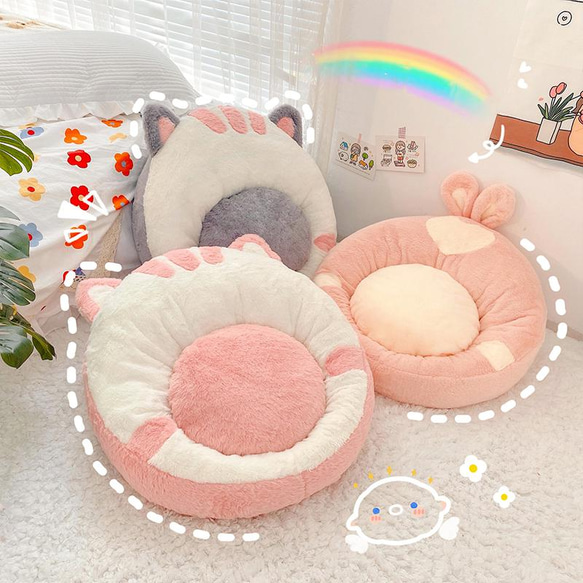 かわいいミニソファー フェルト抱き枕 ふわふわしたグッション 8種類