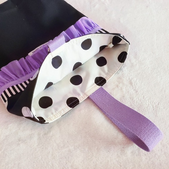 【3件套】時尚的紫色荷葉邊和單色●課包●背包●鞋盒【尺寸可換】 第6張的照片