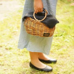 夏の福袋*antique*大人カゴバッグ*本革*アラログ*かごバッグ*牛革*レザー* 6枚目の画像