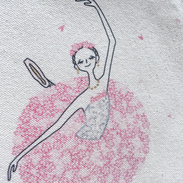 Ballet Sakurarina 棉質小袋 第2張的照片