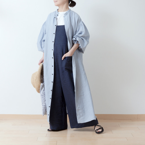 美品 liplneゆるりと大人かわいいサロペットワイドパンツ-リネン/ブラック ゆるりと大人かわいいサロペットワイドパンツ-リネン/ブラック – liplne