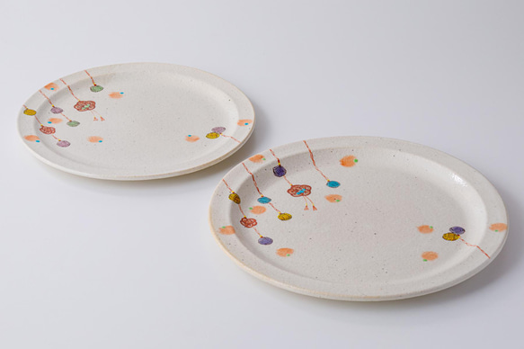 ペア朝食プレート　水引-結- 