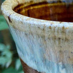 自然釉　フリーカップ　湯呑み　焼酎　タンブラー　大きめ 7枚目の画像