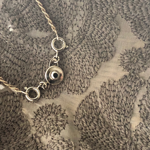 Pure Silver すずらんアンティークペンダント ネックレス Pure Silver すずらんアンティークペンダント ネックレス