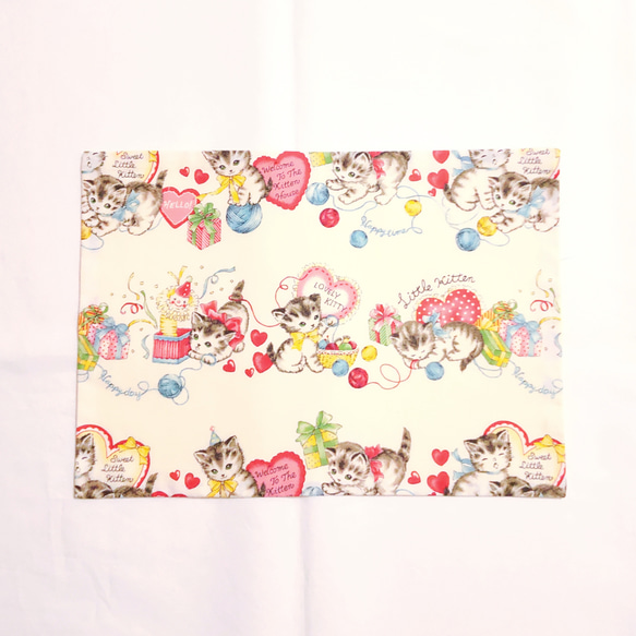 【送料無料】かわいいランチョンマット キルトゲイト ランチクロス 小学校 裏付き可愛い プレイスマット 給食 ランチョンマット