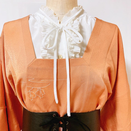 ◇和洋 きものコーデ◇ 道行 セット売り チュール ピンク系 春色  