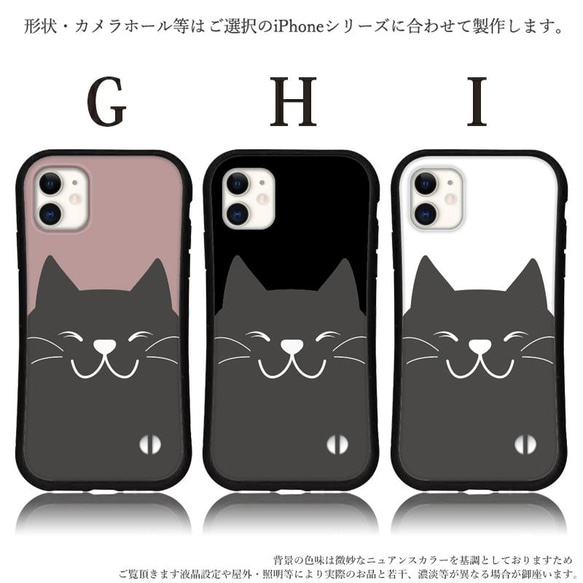 抗菌 送料無料 iface型 ニュアンス 猫 ケース iPhone 14 13 12 Pro mini se グリップ 5枚目の画像