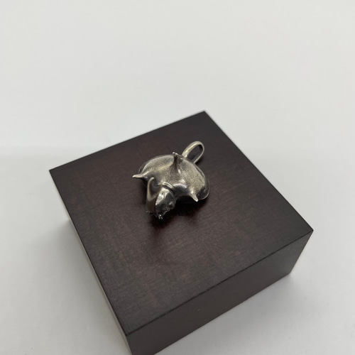 パチェコヒメゾウカブト(ペンダントトップ)シルバーアクセサリー 