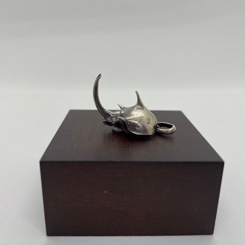 パチェコヒメゾウカブト(ペンダントトップ)シルバーアクセサリー 