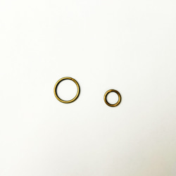 5点セット*金古美チャームのステッチマーカー（段数マーカー・目数リング）編み物道具 9枚目の画像