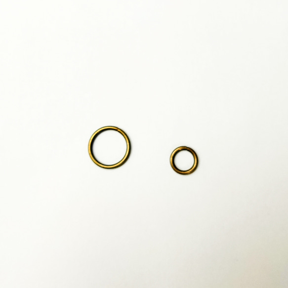 5点セット*金古美チャームのステッチマーカー（段数マーカー・目数リング）編み物道具 9枚目の画像