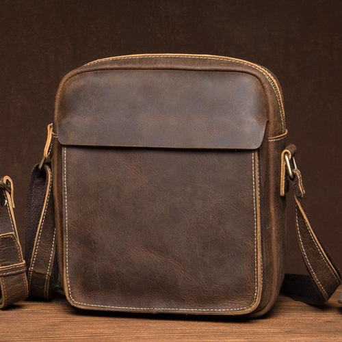 レトロの牛革メンズショルダーバッグ ショルダーバッグ LL