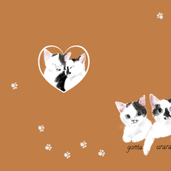 だいちゃんさま専用ご注文ページ  うちの猫（こ）スマホケース　手帳型　受注製作 2枚目の画像
