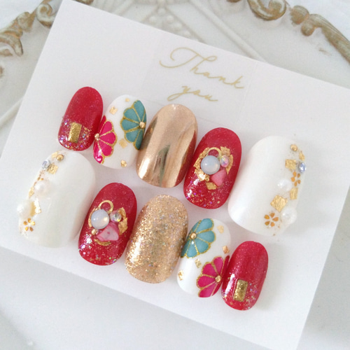 サイズ変更可能◇カラーえらべます◇前撮りや振袖◇赤と青とボールドー