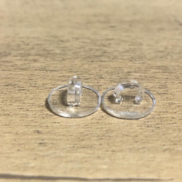 20個 10mm 穴3.3mm ボタンホール ループホール パーツ 5枚目の画像