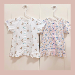 大人・医療的ケア児　介護服バリアフリー服へ☆代行リメイク加工☆前開き・胃ろうポケット・股開きなど 7枚目の画像