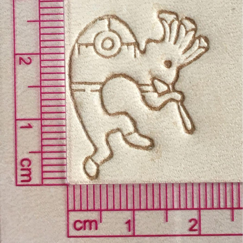 2WAY】ココペリ 絵刻印 レザークラフト ハンドメイド 革細工 道具 素材