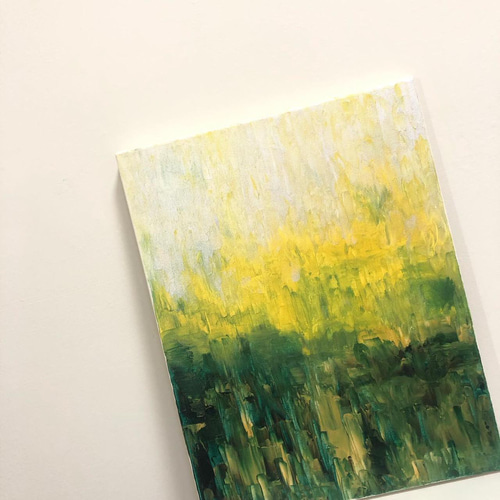 アートデコレーション | 抽象画：勇気は緑 絵画 金色畫境之光 通販