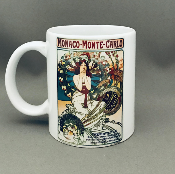 ミュシャ  モナコ モンテカルロ マグカップ 3枚目の画像