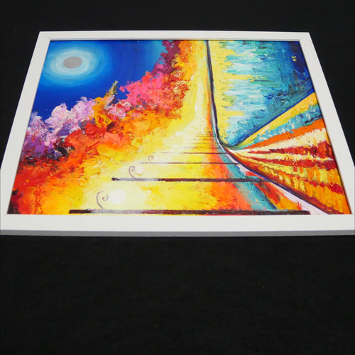 油絵 絵画 満月のライトアップ 絵画 HR 通販 13556508｜Creema