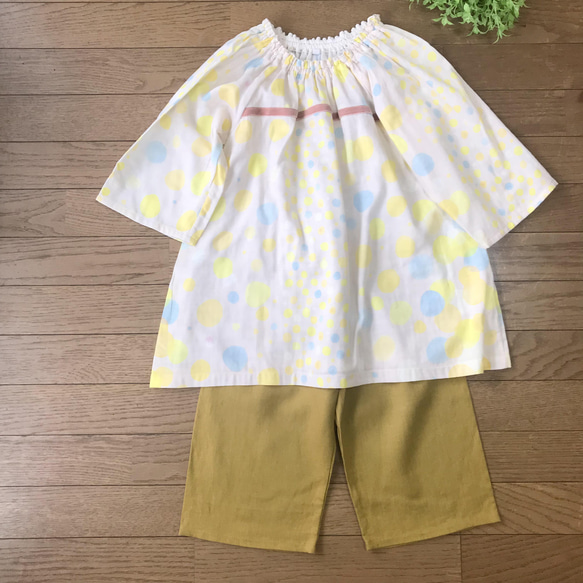 【福袋】130㎝女の子服３点セット＋シュシュ　サイズ１３０ｃｍ用　GIRLS130① 5枚目の画像