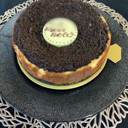 クッキークリームチーズケーキ 15cm ホール◇バースデーや記念日プレゼントにも☆ 5枚目の画像