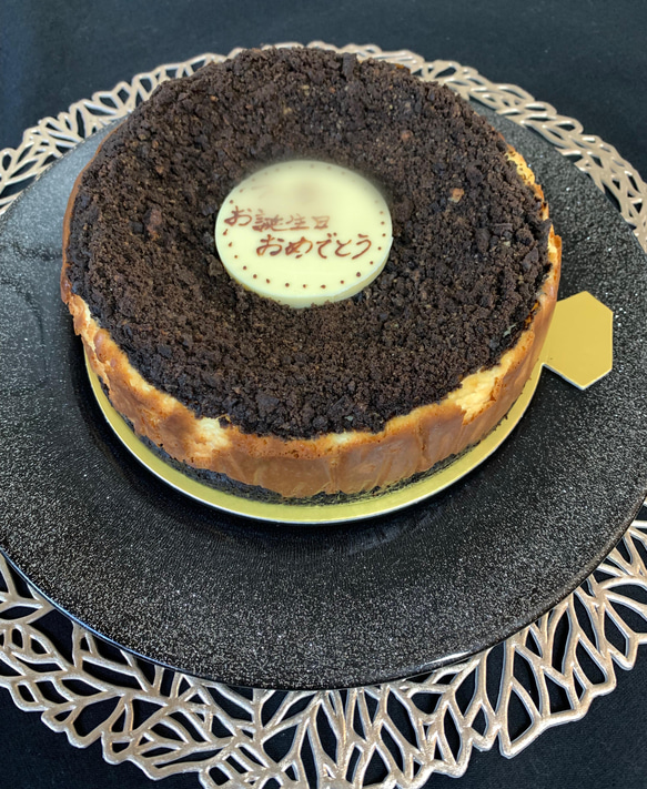クッキークリームチーズケーキ 15cm ホール◇バースデーや記念日プレゼントにも☆ 5枚目の画像