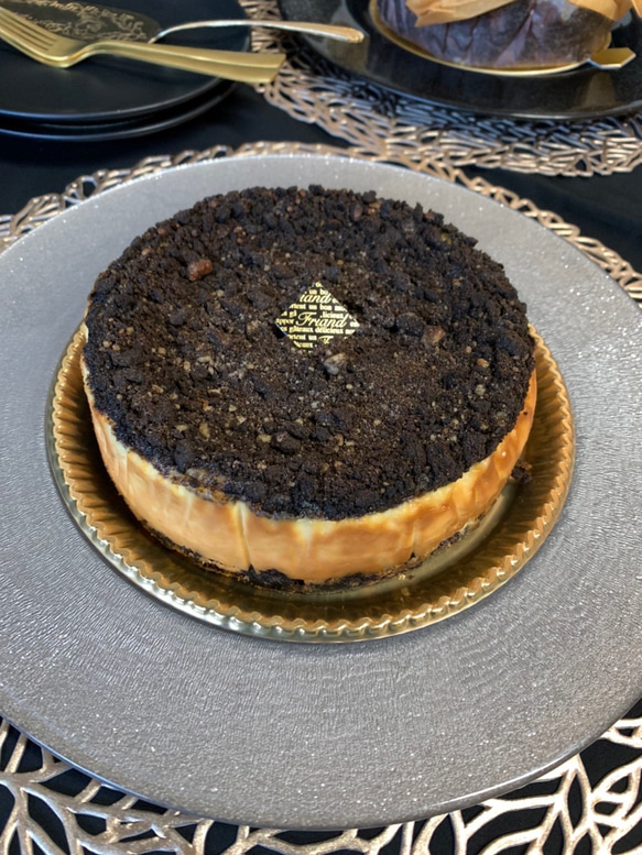 クッキークリームチーズケーキ 15cm ホール◇バースデーや記念日プレゼントにも☆ 4枚目の画像