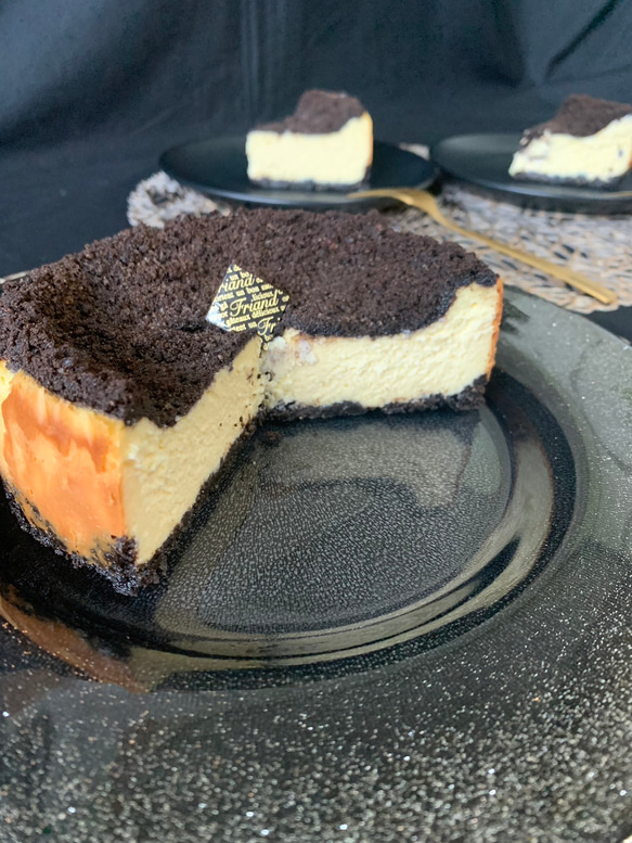 クッキークリームチーズケーキ 15cm ホール◇バースデーや記念日プレゼントにも☆ 6枚目の画像