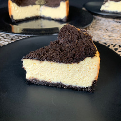 クッキークリームチーズケーキ 15cm ホール◇バースデーや記念日プレゼントにも☆ 3枚目の画像