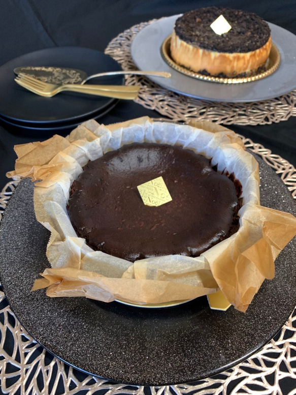 バスクチーズケーキ～プレミアムショコラ〜☆バースデーケーキや記念日プレゼントにも☆ 8枚目の画像