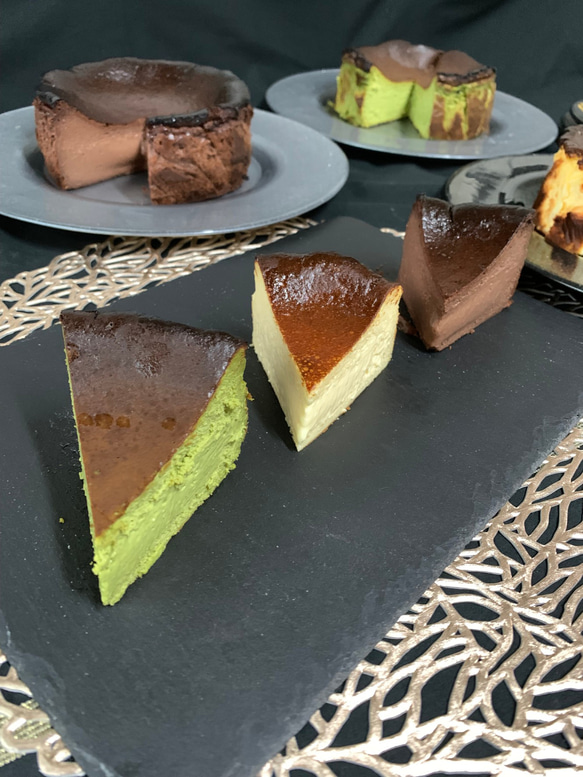 バスクチーズケーキ～プレミアムショコラ〜☆バースデーケーキや記念日プレゼントにも☆ 14枚目の画像