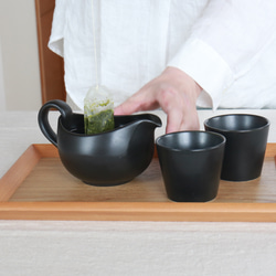 湯冷ましに、お手軽急須としても　愛知県常滑産・玉光窯さんのつくる常滑焼・湯冷まし・300cc 9枚目の画像