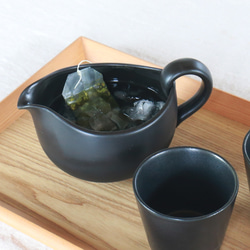 湯冷ましに、お手軽急須としても　愛知県常滑産・玉光窯さんのつくる常滑焼・湯冷まし・300cc 10枚目の画像