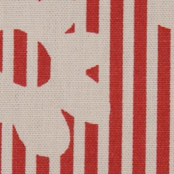 国産コットン　　ケイファブリック　お花×ストライプ　J84 5枚目の画像